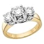 Certified, 14kt. Gold, 2 ct. tw. Diamond Anniversary Ring (Size 6.5)