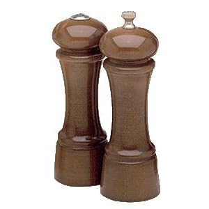 Chef Specialties 06102 6 Inch - 15cm Elegance Walnut Pepper Mill Salt Mill Set