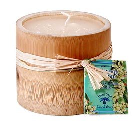 Island Soap Company Hawaiian Bamboo Candle - Coconut