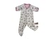 ANNA'S Preemie 100% Downy Soft Peruvian Cotton Lambs, Teddy Bears and Giraffes Sleeper