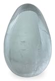 Quartz statuette, 'Crystal Egg' 2 W 2 L