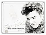 Elvis Presley Sun Never Sets Metal Sign **