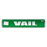  VAIL ST  STREET SIGN USA CITY COLORADO