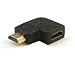HDMI Right Angle Port Saver Adapter (Male to Female) - 270 Degree - Vertical ...