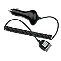 Car Charger for Apple iPhone 4 (Black) Not compatible with iphone 4s