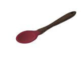 Island Bamboo 40789 Silicone Spoon with Rainbow Bamboo Wooden Handle, 12-1/4 inches