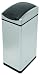 simplehuman 45 Litre Rectangular Soft Touch Bin - Brushed Steel
