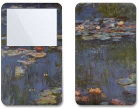 Monet - Waterlilies Design iPod classic 80GB 120GB Protector Skin Decal Sticker