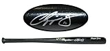 Black Mini-Bat (serial-numbered to 50) signed by Atlanta Braves Chipper Jones - Autographed MLB Bats