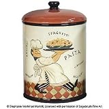 Review linens4less.com  / Buon Appetito Italian Chef Cannister - Large