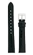 Watchband Genuine Crocodile 14mm Black