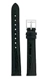 Watchband Genuine Crocodile 14mm Black