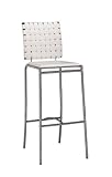 Zuo Modern Furniture Design Criss Cross Counter Stool White (Set Of 2) Leat ....