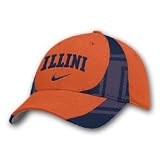 Illinois Fighting Illini Nike Youth Hats - 3-D Players Flex Fit