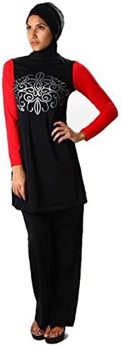 New Muslim Swimwear for Women Girls Modest Islamic Hijab Swimsuits Burkini - Padded