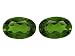 Jewelry : MIN .90CTW 6X4MM OVAL CHROME DIOPSIDE MATCHED PAIR