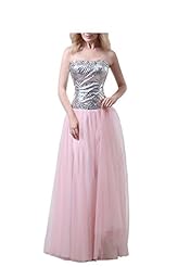 Taffeta/Tulle Sheath Lace-Up Glittering Vintage Prom Dress 