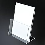 アクリルパンフレットスタンド　A4縦用　クリア