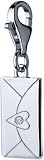 Love Letter, Sterling Silver Diamond Charm By Hot Diamonds