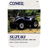 CLYMER ATV Repair Manual M343-3 SUZUKI LTF500 by Clymer