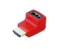 High Quality gold plated HDMI Right Angle Cable Adapter - 270 degrees 1080p