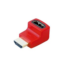 High Quality gold plated HDMI Right Angle Cable Adapter - 270 degrees 1080p
