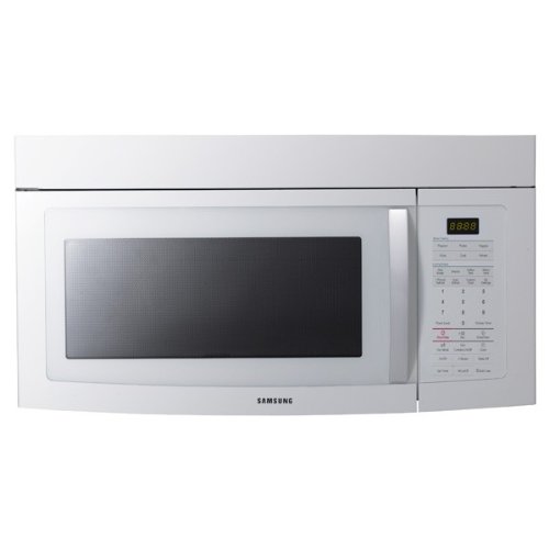 Samsung SMH1713 1.7 Cubic Foot Over the Range Microwave with 1580 Watts and Electronic Touch Con, White