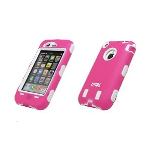 Apple iPhone 3G / 3G S Empire Max Silicone Cover Hard Case Protector, Hot Pink