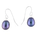 Sterling Silver Fwp Drop Earrings - Peacock