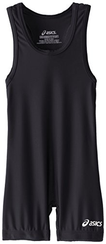 ASICS Men's Solid Modified Singlet, Black, 4X-Small