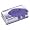 Powder-Free Exam Gloves, Non-Latex, Large, 100/BX, Purple, Sold as 1 box