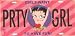 Betty Boop License Plate PRTY GRL
