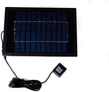RivenAn 10V/5Watts Solar Water Pump Fountain, Solar Power Panel Kit Water Pump For Garden Pond Fountain Pool Plants Caring Bird bath