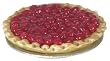 Dollhouse Miniature Open Cherry Pie