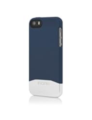 Wireless: Incipio EDGE Chrome Case for iPhone 5/5s - Retail Packaging - Navy with Titanium Silver Chrome - Incipio
