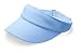 Beechfield Plain peaked sun / sports visor Sky blue