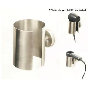 STAINLESS steel hair dryer HAIRDRYER HOLSTER holder NEW