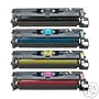 HP Q5950A Q5951A Q5952A Q5953A Remanufactured / Compatible Toner Cartridge Set (1 ea of Black / Cyan / Yellow / Magenta)