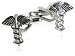 Physician Doctor Medical Staff Silver Cufflinks with Presentation Box
