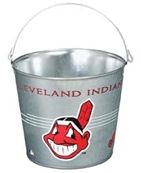 Cleveland Indians Metal Pail - Baseball Sports Merchandise