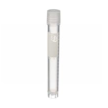 Wheaton Polypropylene Sterile CryoElite Cryogenic Freestanding Vial, with Writing Patch and External Threaded Cap