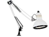 Swing Arm Lamp, 100 Watt, White