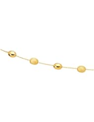 Pebble Collection Fancy Gold Pebble Bracelet ( 7.25 Inch )