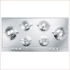 Smeg PD106 100cm Edelstahl Gas Kochfeld PD106