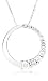 Price Comparison : 14k Choice of White or Yellow Gold Diamond Journey Half-Circle Pendant (1/2 cttw, H-I Color, I1-I2 Clarity)