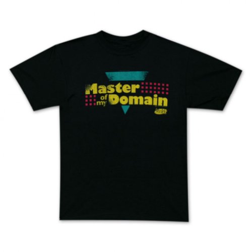 Seinfeld Master of My Domain T-Shirt, Small
