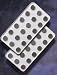 2 packs included each pack consists of 18, 2700 gauss, neodymium magnets inlayed in an alternating design