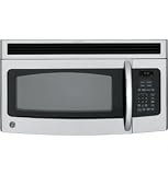 GE: 1.5 cu. ft. Over-the-Range Microwave Oven with 950 Cooking Watts, 2 Speed 300 CFM Venting System