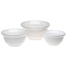 3-pc. Mixing Bowl Set - White by Over & Back