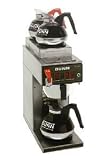 BUNN 12950.0283 12 Cup Coffee Brewer with Upper/Lower Warmers Thermo Fresh 20 Stainless Steel Funnel